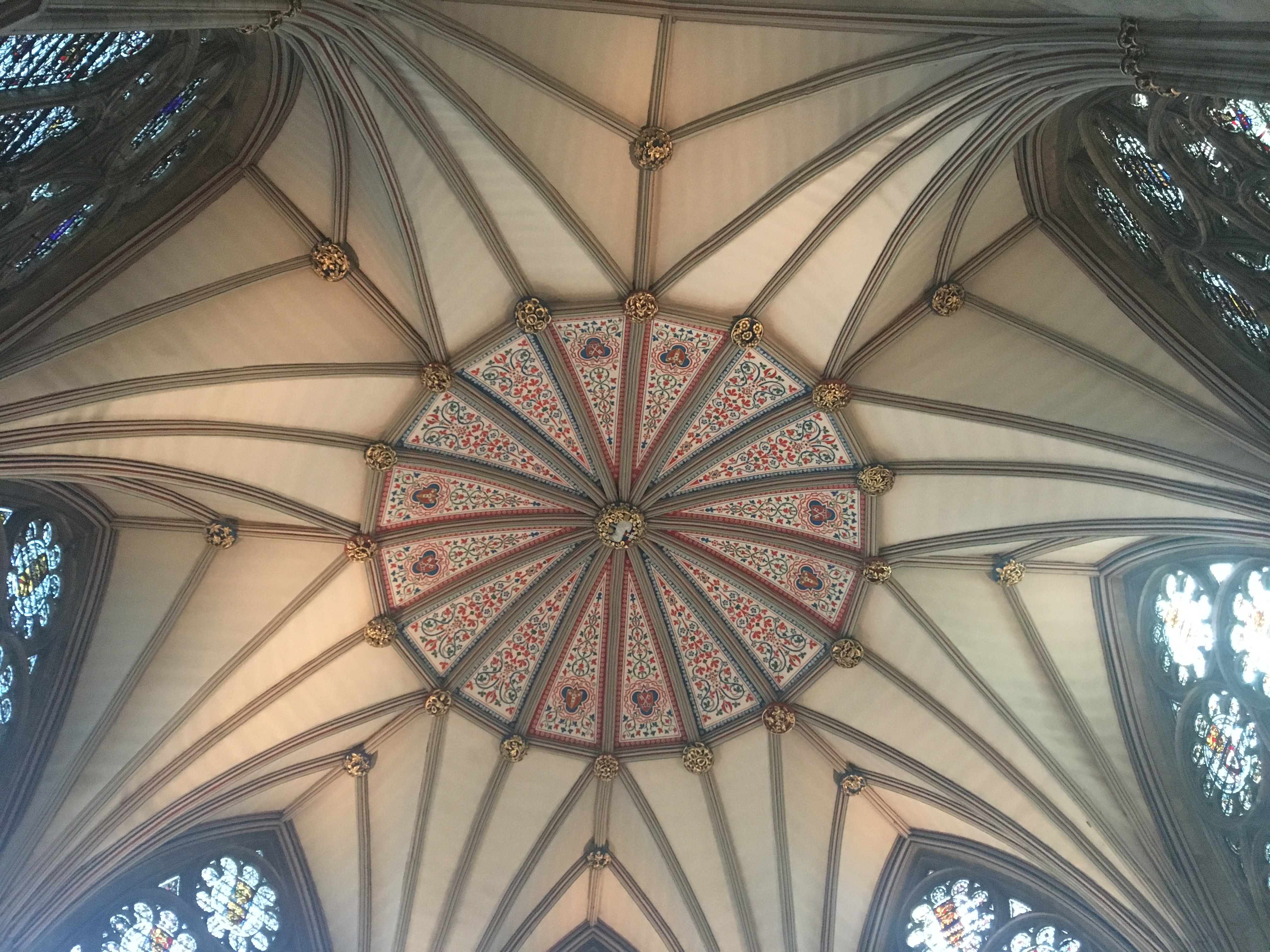 Interiror View of Chapter House Ceiling